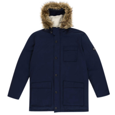 Original Penguin Insulated Dry Wax Parka Jacket, Dark Sapphire Original Penguin Insulated Dry Wax Parka Jacket, Dark Sapphire